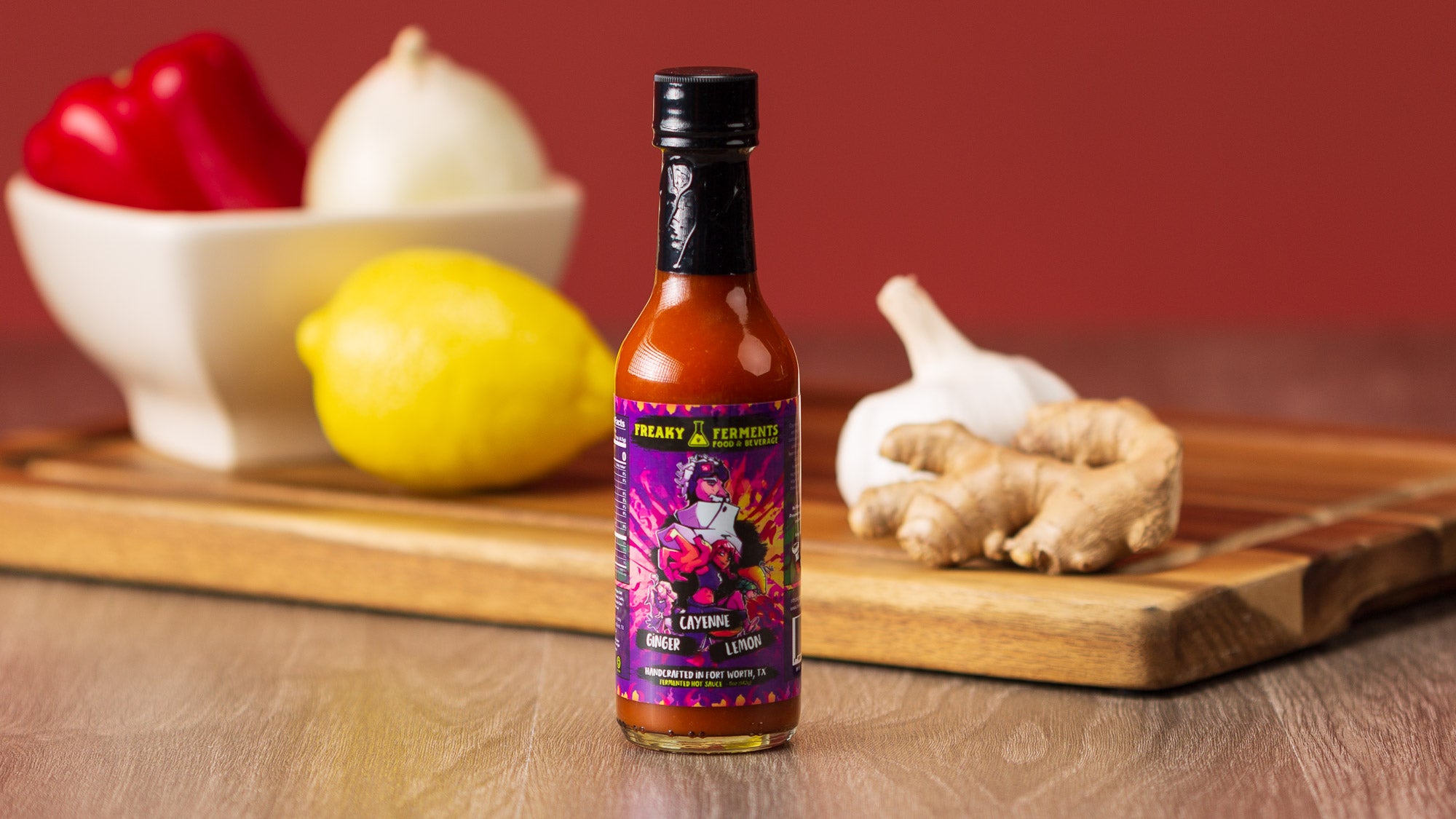 Hot sauce ポラロイド チソン 公式 Ginger Cayenne Lemon – Freaky Ferments